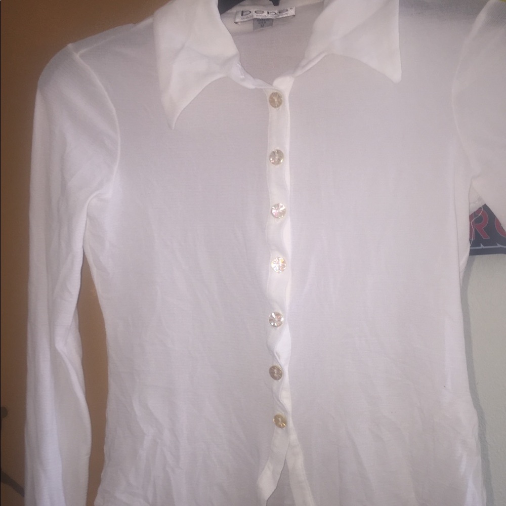 BEbe sheer top